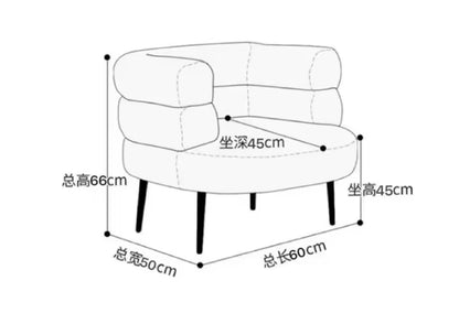chaise d'appoint de canapé paresseux